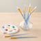 White Synthetic Acrylic Round & Flat 10 Piece Brush Combo By Artist's Loft® Necessities™